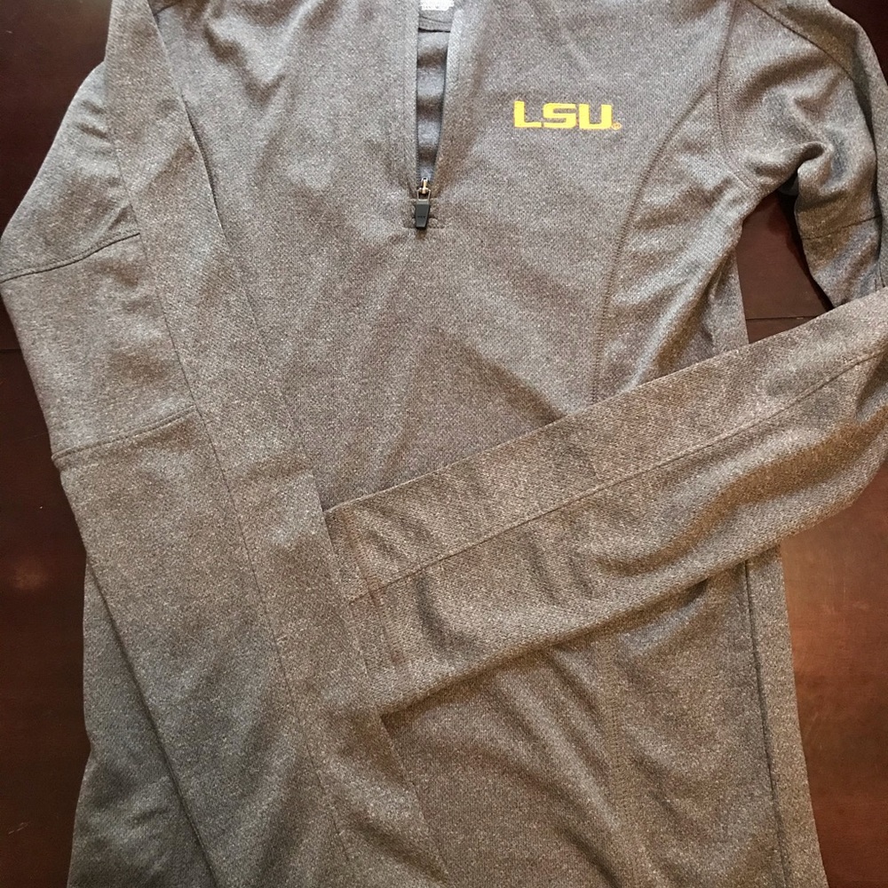 Men’s x-small LSU 1/4 zip pullover